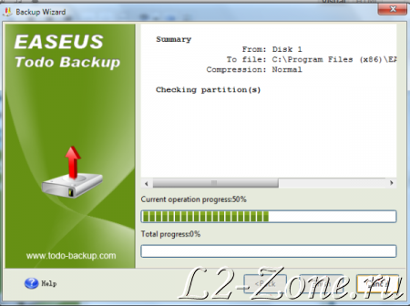 EASEUS Todo Backup Home 2.0.2 - ��������� ��� ���������� ����������� ���������� ����� � ��������� ������ � �����.